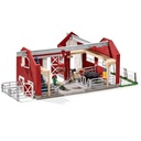 SCHLEICH FW LARGE RED BARN WITH ANIMALS &amp; ACCESSORIES 2