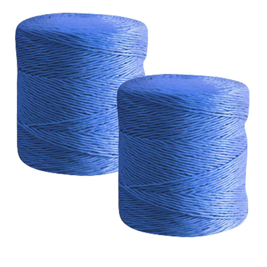 WINDROW POLY TWINE ROLL 12000' 210LB BLUE 2PK