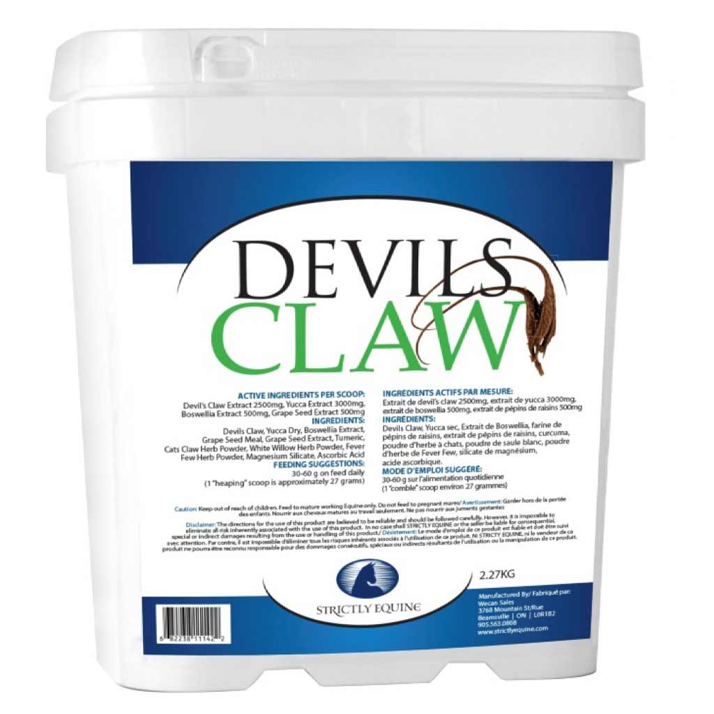 STRICTLY EQUINE DEVIL'S CLAW 2.27KG