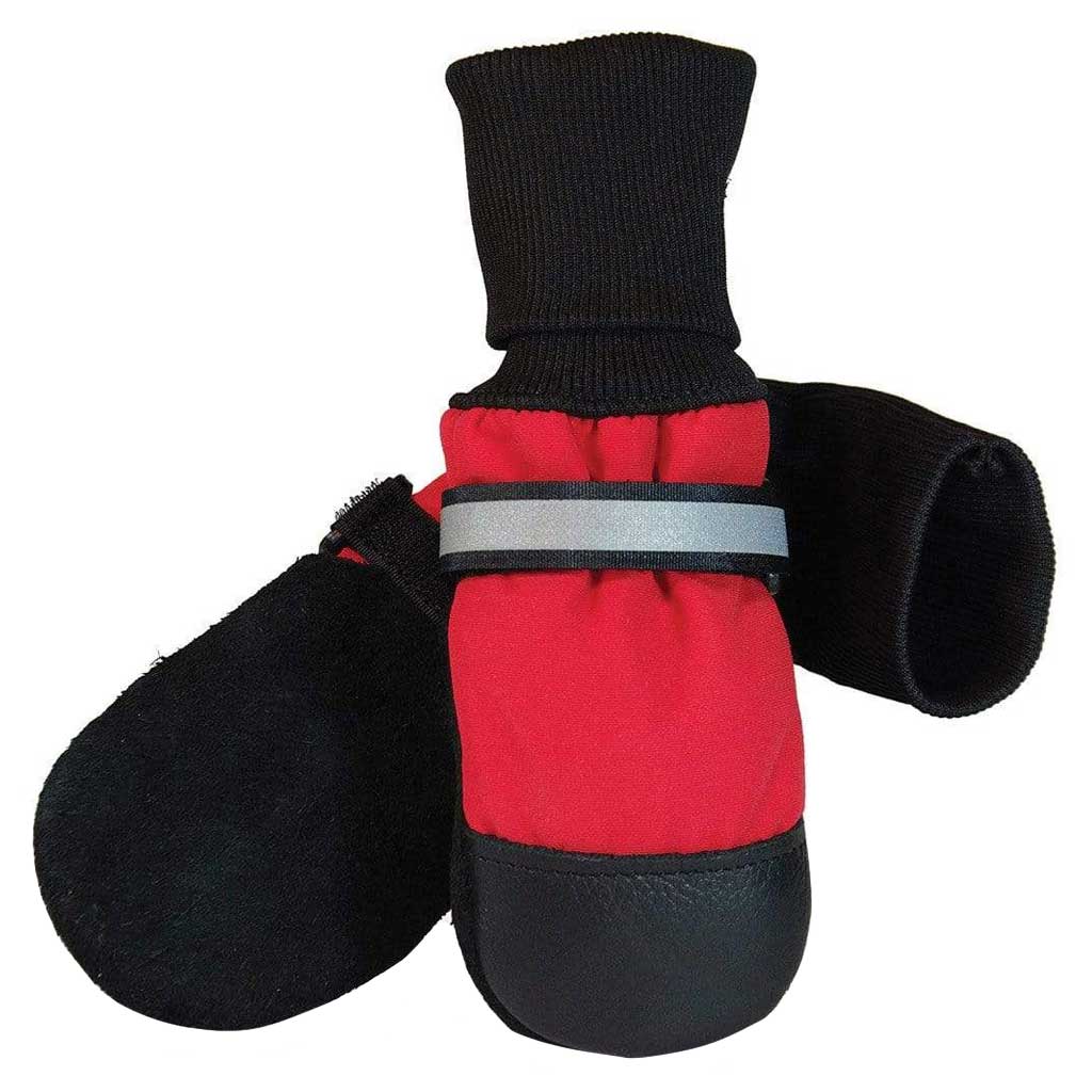 DMB - DMB - MUTTLUKS FLEECE LINED DOG BOOTS RED SM
