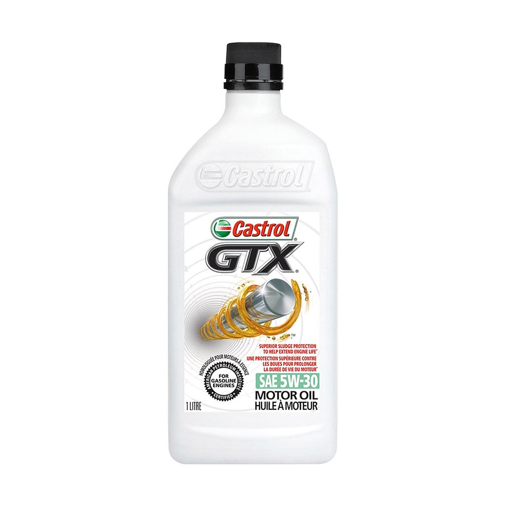 CASTROL GTX SERIES MOTOR OIL, 5W-30, 1L