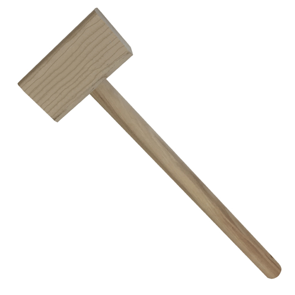 DV - MAPLE SYRUP WOODEN TAPPING HAMMER 12&quot;