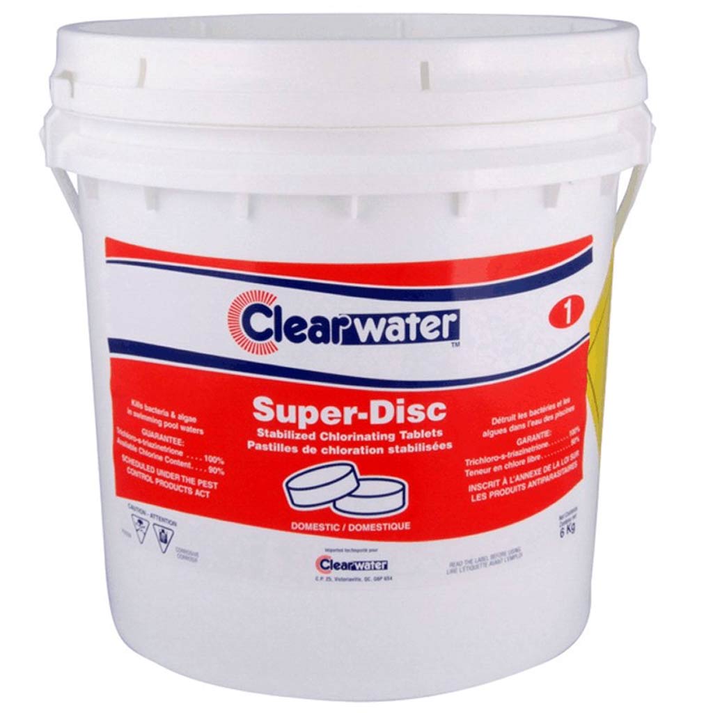 CLEAR WATER CHLORINATING TABLETS 6KG
