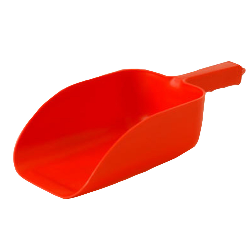 MILLER 5PT PLASTIC FEED SCOOP RED