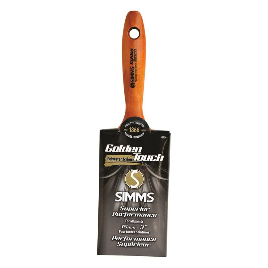 SIMMS GOLDEN TOUCH WALL BRUSH NYLON/POLY 3&quot;W