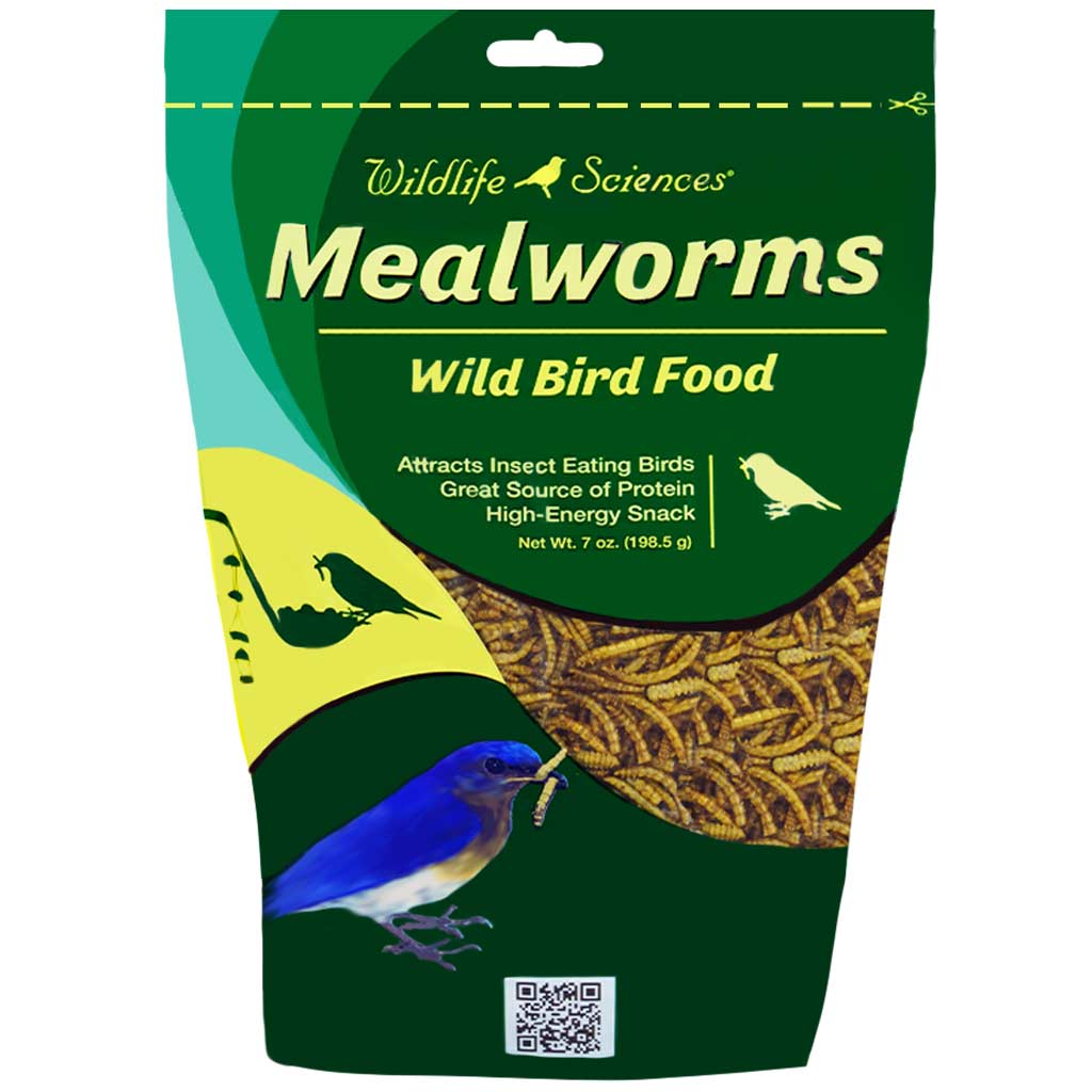 WILDLIFE SCIENCE DRIED MEALWORMS 198G