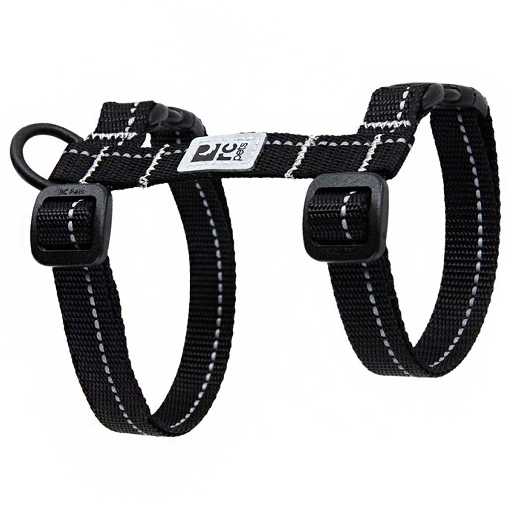 RC PET KITTY HARNESS MED BLK