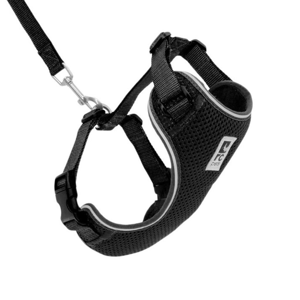 RC PET ADVENTURE KITTY HARNESS MED BLK