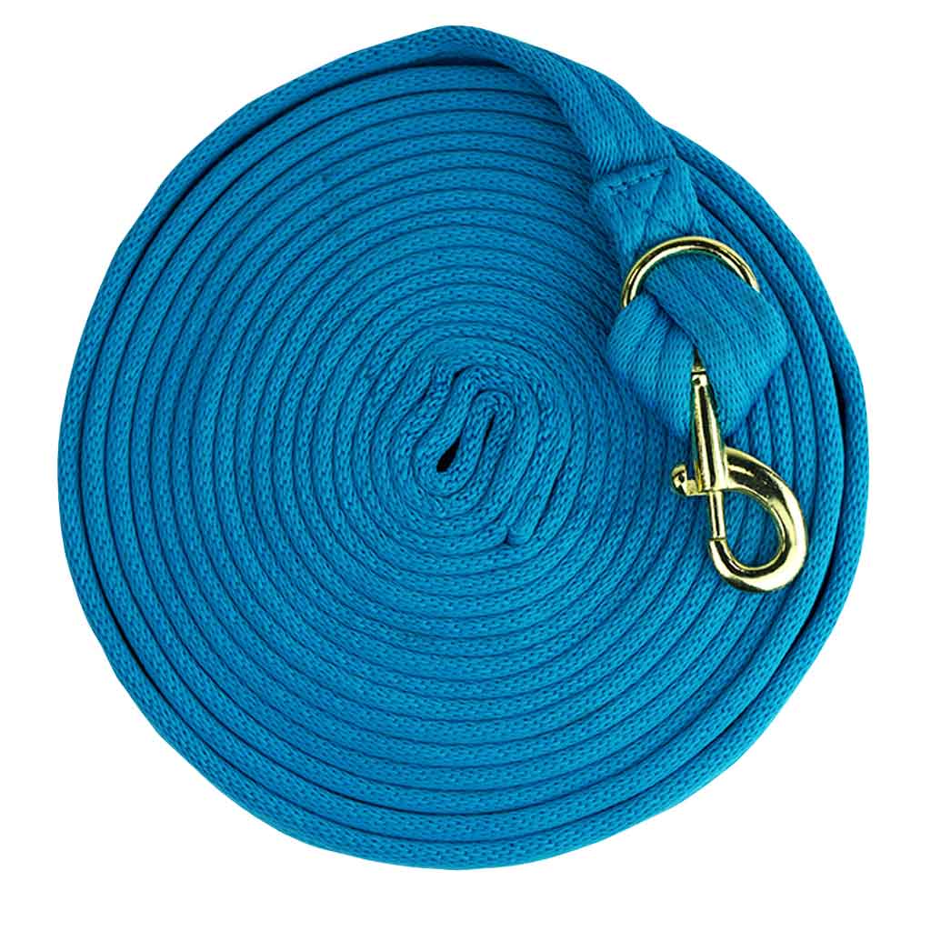 GER-RYAN LUNGE LINE W/ SNAP BLUE 24&quot;