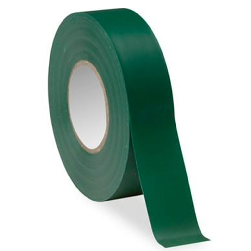CANTECH ELECTRICAL TAPE GRN 20M L X 18MM W 