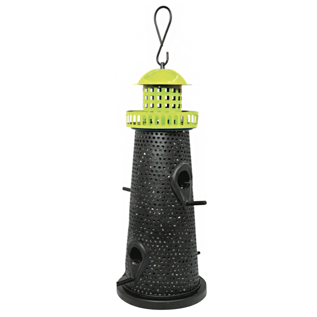 DMB - PINEBUSH MIXED SEED LIGHTHOUSE FEEDER SAGE GREEN