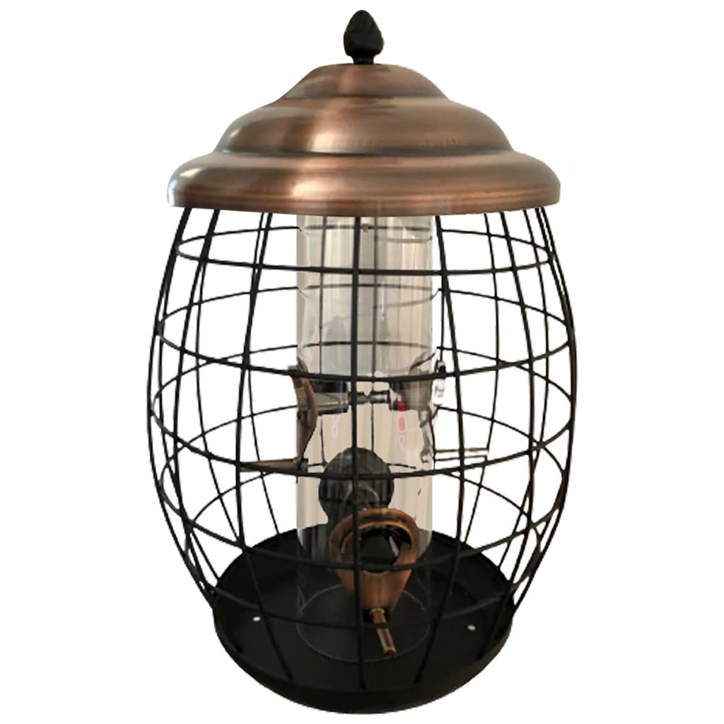 DMB - PINEBUSH REGAL STYLE SQUIRREL RESISTANT CAGE SEED FEEDER