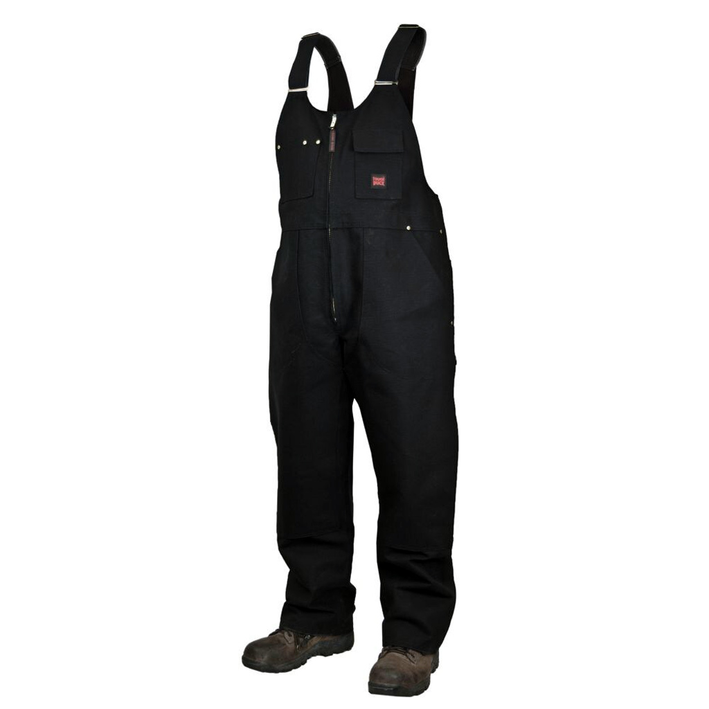 TOUGH DUCK LADIES UNLINED BIB OVERALL BLK SM