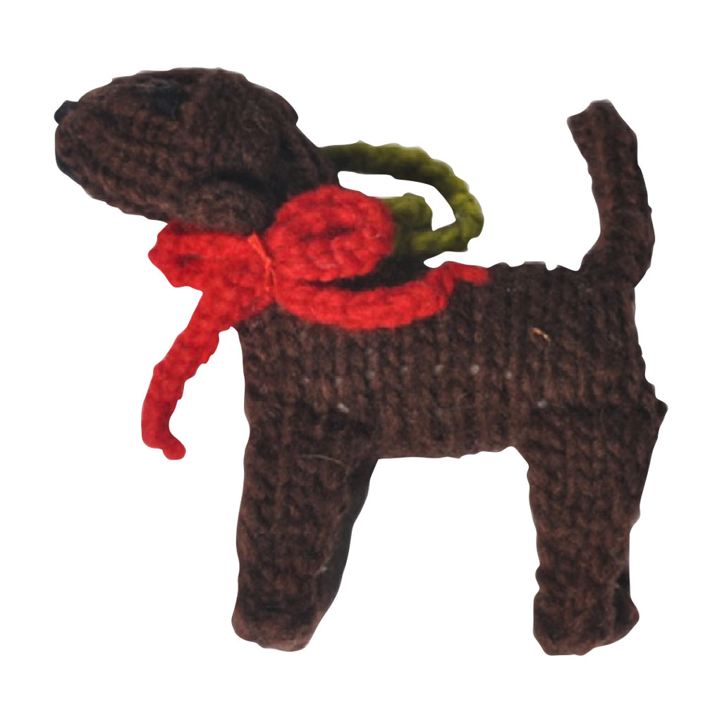 DMB - CHILLY DOG KNIT ORNAMENT- CHOCOLATE LAB