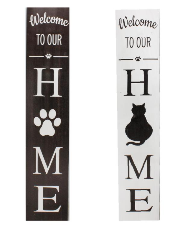 DMB - KOPPERS HOME PORCH WELOME SIGN PET HOME