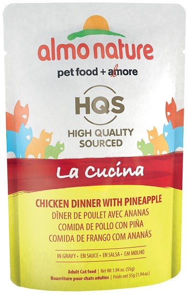 DMB - ALMO NATURE 55G LA CUCINA CHICKEN WITH PINEAPPLE IN GRAVY POUCH 