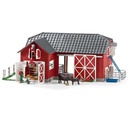 SCHLEICH FW LARGE RED BARN WITH ANIMALS &amp; ACCESSORIES