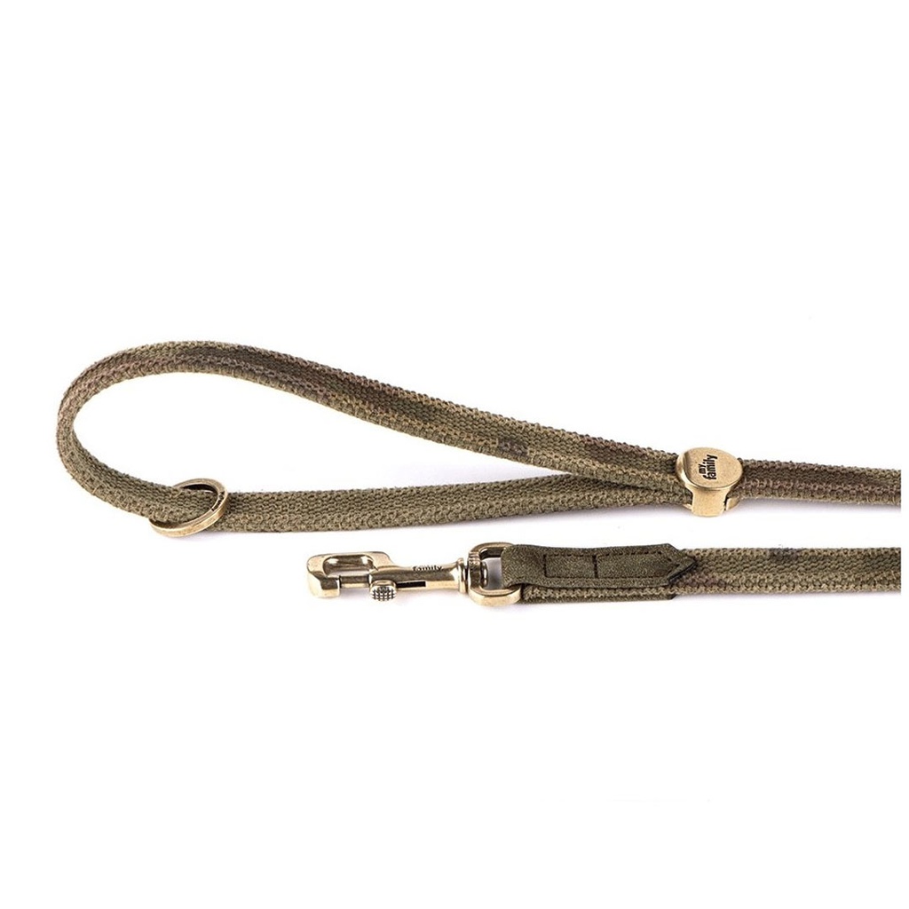 MY FAMILY WEST POINT LEASH MILITARY GRN