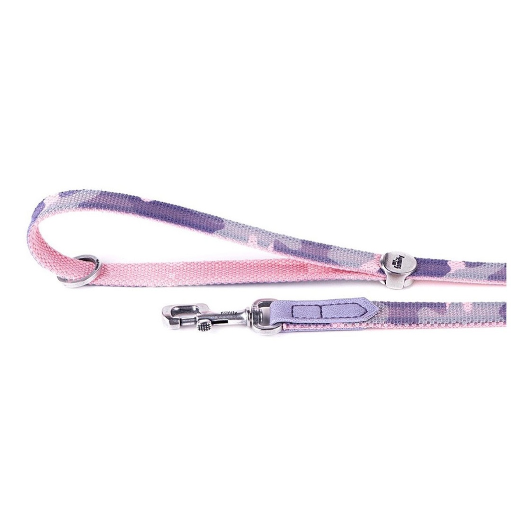 MY FAMILY WEST POINT LEASH MILITARY PINK