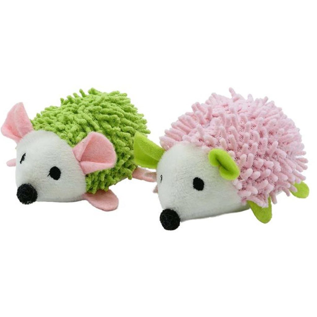 BUD'Z HEDGEHOGS DUO PINK &amp; GREEN