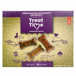 [10040682] TREAT TIME BASTED DOG BISCUIT 7LB