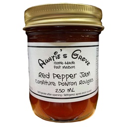 [10049808] AUNTIE'S GROVE RED PEPPER JAM 