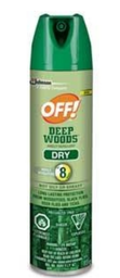 [10055210] OFF! INSECT REPELLENT DEEP WOODS DRY 8HRS 113G CAN
