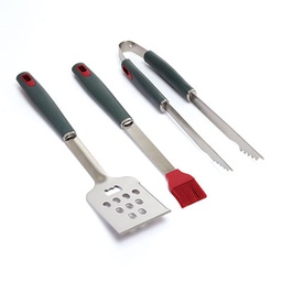 [10057086] GRILLPRO BBQ TOOLSET 3PC STAINLESS STEEL, RESIN HANDL 40025