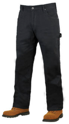 [10063902] TOUGH DUCK MENS WASHED DUCK PANT BLACK 34W/32