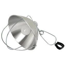 [10069956] POWERZONE BROODER LAMP W/CLAMP 10.5&quot; ALUM. SHIELD 6' CORD