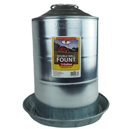 [10076202] LITTLE GIANT POULTRY FOUNTAIN GALV 3GAL