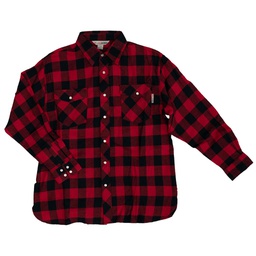 [10076918] DV - WORK KING FLANNEL SHIRT SNAP FRONT XL