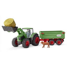 [10083018] DMB - SCHLEICH FW TRACTOR WITH TRAILER