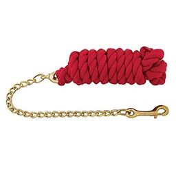 [10084616] GER-RYAN COTTON LEAD W/ 24&quot; CHAIN RED