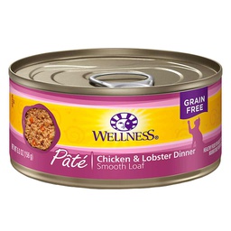 [10088332] DMB - WELLNESS CAT COMPLETE HEALTH CHICKEN &amp; LOBSTER PATE 5.5OZ