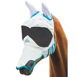 [10088570] DMB - SHIRES SUN SHADE FLY MASK, FULL, WHITE