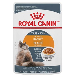 [10088650] ROYAL CANIN CAT WET INTENSE BEAUTY CHUNKS IN GRAVY 85G