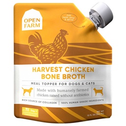 [10088966] OPEN FARM HARVEST CHICKEN BONE BROTH FOR DOGS 12OZ