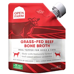 [10088968] OPEN FARM GRASS-FED BEEF BONE BROTH FOR DOGS 12OZ