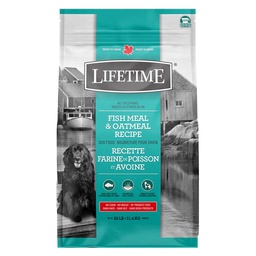 [10091790] LIFETIME DOG ALL LIFE STAGES FISH &amp; OATMEAL 25LB