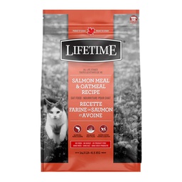 [10091800] LIFETIME CAT ALL LIFE STAGES SALMON &amp; OATMEAL 14.3LB