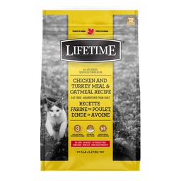 [10091806] LIFETIME CAT ALL LIFE STAGES CHICKEN TURKEY &amp; OATMEAL 5LB
