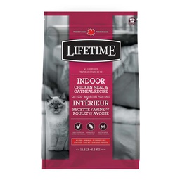 [10091808] LIFETIME CAT ALL LIFE STAGES INDOOR CHICKEN &amp; OATMEAL 14.3LB
