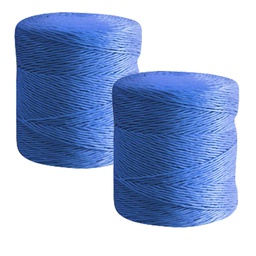 [10004430] WINDROW POLY TWINE ROLL 9000' 150LB BLUE 2PK