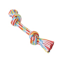 [10014580] MAMMOTH EXTRA FLOSSY CHEWS SMALL 2-KNOT BONE 9&quot;