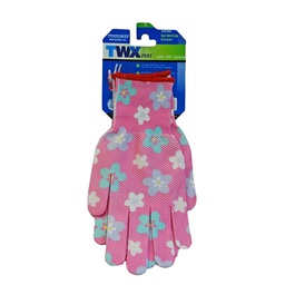 [10020412] DV - GLOVE GARDEN PINK WITH PVC DOTS SMALL